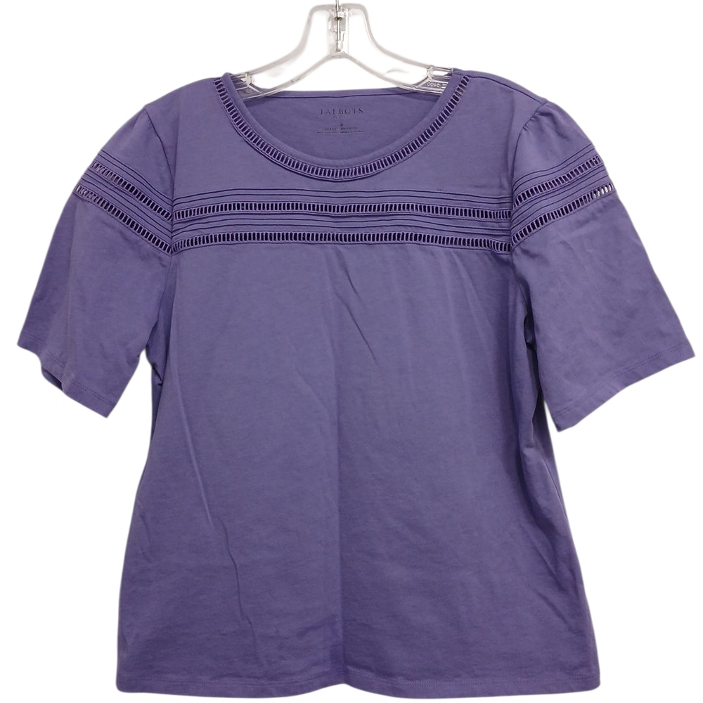 Talbots Short Sleeve Purple‎ Tee